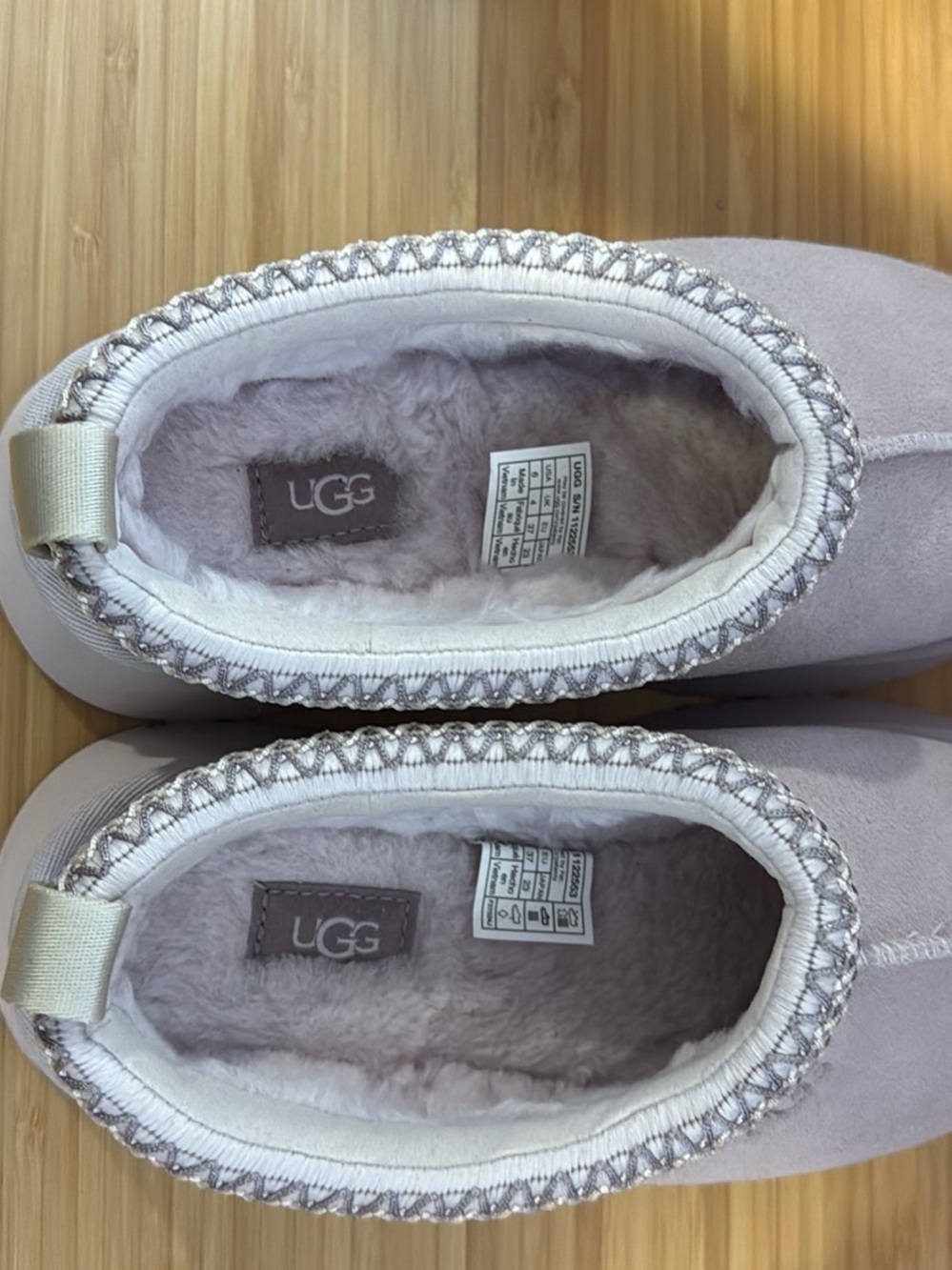 UGG Women's Plush Slip-On Slippers in Light Pink